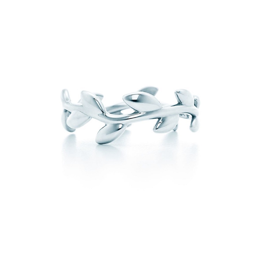 olive leaf band tiffany ring